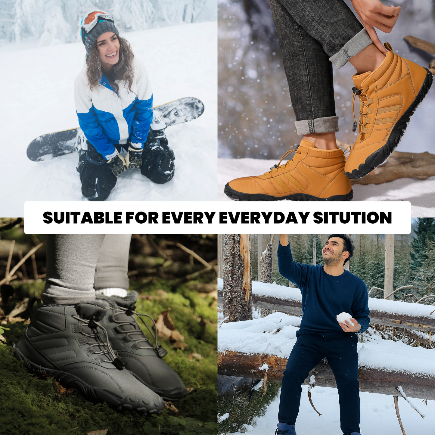 Solenoir™ Shearling Feel - Winter Barefoot Shoes